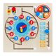 LNGA Landgre Kindergarten Montessori Aides d'enseignement en bois Alphanumeric Matching Maze Game Board Children's Toys's 345 ans