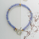 Yingxin original snow-green tanzanite beaded bracelet for women new Chinese style niche amethyst bracelet snow-green with buckle about 16 points 5cm