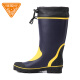 Very popular (JollyWalk) high-top rubber rain boots and water shoes for men, waterproof and non-slip rubber shoes, fishing boots, overshoes, water shoes JW211 blue and yellow 43