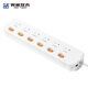Perfaite Sous-contrôle Sous-contrôle Protection de surcharge Plug-in et ligne Nouvelle prise de porte de protection standard nationale / fil / Plug / Plug / Plug / Plug / Plug / Plug / Plug / Wire Board / Drag Board T6K6 (1M8)
