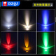 DZQJ 3MM/5MM light-emitting diode package LED lamp beads component package red, green, orange, yellow, blue, white mist bag/box 3mmLED lamp 6 types of bags (60 pcs in total)
