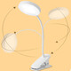 Gaijiang clip-on LED desk lamp rechargeable learning children college student dormitory cute small desk lamp bedroom bed 4000 mAh rechargeable dimmable color adjustment