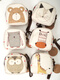 Shuguoer Coin Wallet Women's Small Mini Canvas Wallet Vintage Cloth Small Wallet Coin Wallet Simple Small Wallet Coin Wallet Coin Bag Love Rabbit (No Love Model)