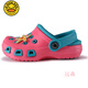 G.DUCK KIDS little yellow duck summer new children's shoes men's wading breathable sandals beach non-slip wear-resistant children's hole shoes women's shoes black/fruit green 24