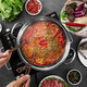 Maxcook steamer soup pot hot pot 304 stainless steel 28cm single layer soup steamer thickened multi-bottom soup steamer MCZ560