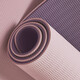 
Keep stretch mat yoga mat, entry-level two-color thickened lengthened fitness mat, anti-slip yoga jumping mat TPE 12801 classic 61cm purple/dark gray-7mm