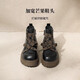 百丽（Belle）马丁靴女商场同款爱心鞋带短靴A2S1DDD3 米色-单里（双鞋带） 38 (240mm)