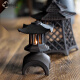 Jia Xiaoyou Xuejian lantern traditional palace lantern decoration antique cast iron antique palace lantern candlestick tea table decoration Xuejian lantern retro fragrant cast iron palace lantern