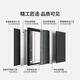 
OUDILE new ventilated 4-level anti-theft door entrance door + breathable door and window hidden and raised safety door + fingerprint smart lock Visible cat eye lock 2050*1050/2150*960