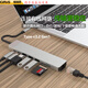 
GRIS USB 4000 Gigabit Network Card AQC113 Thunderbolt 4/3 Mobile Phone RTL8153B Driver-free 107 Gigabit 8156B Desktop 2.5G Server 8152B Optical Fiber AX88179 SR9900 Chip with PD Fast Charge Card Reader USB Expansion 8-in-1