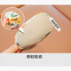 Yunshun's newborn boys and girls' babies' shoes in spring and autumn plus velvet soft sole keep warm 0-12 months baby toddler shoes cotton shoes Little dinosaur bag shoes 12cm long inside plus velvet