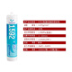 Kesaixin TONSAN Tianshan 1587 1596 1598 1592 1595 1596F 1921 1937 Sealant 1937 Black and White Gray