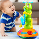 Blue Bee Electric Twistworm chant et danse Universel Caterpillar Blowing Sax Universal Toys and Girls Baby Toys Electric Twistworm [Version rechargeable]