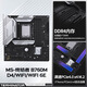Mingxuan (Maxsun) B760M Terminator WiFi Computer Gaming La placa base admite 13ª generación CPU DDR4 Terminador de enfriamiento de armadura de memoria B760M D4