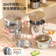 Food play real cooking children's mini kitchen real cooking set cooking kitchen utensils educational house boy and girl birthday gift 7-14