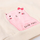 
little mori little forest girls sweatshirt autumn puff sleeve round neck top cartoon cat off white 120 cm/6 years old