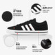 Adidas Männerschuhe Herren Frühling neuer Stil Atmungsaktivem Modekleidung-resistente Leinwand Low Top Wear-Resistant Casual Sports Schuhe AW3889/Canvas Style/White 39