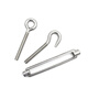 Deqi 304 stainless steel turnbuckle screw OC type wire rope tightener accessories open body turnbuckle bolt M4 OC type