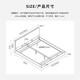 Original solid wood bed Modern simple bedroom suspended bed Japanese Nordic rechargeable oak 1.8 meters double bed L701I