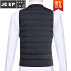 Jeep (JEEP) winter suit vest men's close-fitting vest large size business men's warm down vest navy blue XL115-128Jin [Jin equals 0.5 kg]