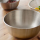 MUJI stainless steel basin tableware household kneading basin vegetable washing basin and basin cooking basin silver XL diameter 28*height 11.5cm