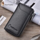 Hush Puppies key bag for men's external card slot portable keychain multi-function storage bag gift box birthday gift
