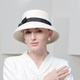 EEEE new autumn and winter elegant wool hat, elegant and versatile British hat, winter fashion women's hat, white adjustable