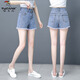 
Woodpecker denim shorts for women wearing summer 2025 new high-waist hot pants versatile loose slimming A-line pants [9926] denim shorts S [95Jin [Jin equals 0.5 kg] Good quality]
