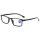 Gafas de lectura de Langjian para hombres y mujeres, luz azul, alta definición y cómoda computadora de teléfono móvil, visión antigua, gafas de mediana edad y ancianos 100-400 grados de lectura negra [antiadiaciones] 200 grados [recomendado por 55-60 años]