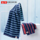 KINGSHORE sports towel pure cotton AB yarn pure cotton extra length for adults men and women 1 piece SP098 blue 110*30cm/134g