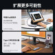 Green Network Typ-C Docking Dock USB-C-Wandler Thunderbolt 4 Docking Dock Thunderbolt 3 Divider HDMI-Netzwerkkabel-Adapter Hub Universal MacBook Laptop iPad Tablet 10-in-1 [HDMI+VGA+Network Card+Audio] 15601
