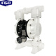 FGO pneumatic diaphragm pump high performance engineering plastic + Teflon EGQBY-40SF DN40 flow rate 10m3/h