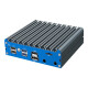 Bicontrol G48 N5105 multi-network quad-core soft-routed embedded industrial computer IoT host X86 development board bare system 4G communication SIM card slot n6210 8G memory + 256G solid state G48 blue panel-N6415 quad network 226