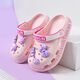 Remtin Children's Hole Chaussures Girls Slippers For Summer Sandals Girls Soft-Soxe Sandals Sandals pour les chaussures de plage parent-enfant de Mid-to-to-to-to-Garn