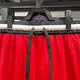 Nike Shorts Pantalon masculin Été Nouveau entraînement de basket-ball respirant pantalon pantalon décontracté pantalon DX1488-687 rouge et noir 2xl