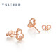 Xie Ruilin (TSL) 18K gold earrings for women, lucky guardian gourd gold earrings and earrings BE186-BE187 BE186-Hourd