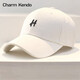 Charme Kendo Site Web officiel Baseball Chatme Femmes Coréen Style Tendy Men de baseball High Top Baseball Sun Sun Circonfert Men's Women's Hat Gift Boad Boîte beige blanc