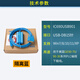 
Aimoxun is suitable for American GE-70-90-30 series PLC programming cable data cable download communication cable IC690USB901 [isolation type] Optoelectronic isolation + gold-plated connector + online monitoring 3M