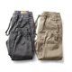 Byphytee Hosen Herrenkoreanische Baumwolle Arbeit tragen Arbeitschutzhosen Herren Frühlings- und Herbstmodete Casual Hosen Lose Bindungshosen 666 Khaki XL