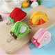 
Creative mini cute 3-horn plush fruit coin wallet for girls and children's students key coin bag Dragon fruit