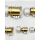 
Aluminum alloy hoop EN14420-3 snap-fitting tower joint shield machine copper head aluminum horse clamp two-half buckle tube clamp DN38 1.5-inch aluminum tube clamp DN38*6.5