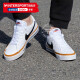 Nike (Nike) Chaussures masculines 2025 Nouvelles baskets de mode d'été Sports basses à l'usure Sports et chaussures décontractés Chaussures Skateboard Court hérité / marron blanc / demi-taille 43