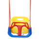 Shantoulin pueblo columpio infantil en interiores y al aire libre bebé swing al aire libre infantil niños niños un solo bar de barra canasta colgante colgante silla roja con cuerda