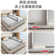 Beeio bed-separating artifact, bed-separating artifact, baby bed partition, anti-pressure baffle, anti-falling guardrail, bed fence, light gray 1.9 meters/single-sided