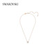 Swarovski (SWAROVSKI) Stilla Round necklace pendant light luxury niche gifts for girlfriends rose gold plated 5636272