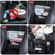 Juhui Car Seat Middle Storage Bag In-car Central Armrest Box Storage Net Pocket Large Capacity Multifunctional Back Hanging Bag Upgraded Storage Bag Selected Leather