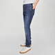 Lee [Ended by Zhang Linghe] 25 Spring and Summer New Product 723 Slim mid-waist straight mid-dark blue men's jeans trend Medium dark blue 28