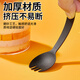 SHUANG YU disposable fork spoon frosted spoon fork 100 pieces individually packaged fruit dessert fork takeaway fast food spoon black