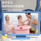 世纪宝贝（babyhood）儿童泡澡桶 加大加厚洗澡盆 【0-10岁】婴儿游泳桶浴盆 310天蓝色