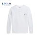 Polo Ralph Lauren Boys Classic Cotton Jersey Henry Shirt RL41762 100-blanc M
